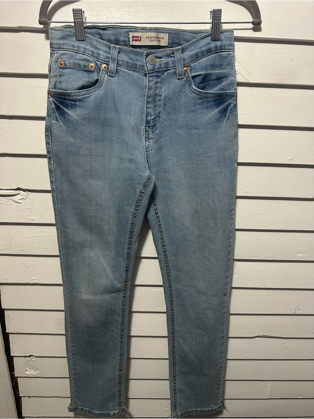 Levi's Light Wash Performance Stretch Jeans 27x29